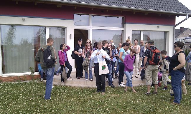 Goście z Polskiego Klubu Ekologicznego odwiedzili nasz dom pasywny.