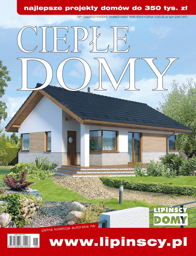 Najlepsze projekty domów do 350 tyś.! Nowy katalog Ciepłe Domy już jest!