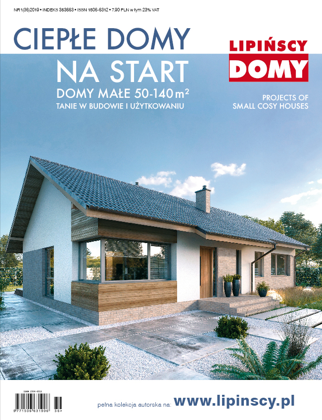 Najnowszy katalog Lipińscy Domy z projektami na start - Ciepłe Domy nr 1(36) 2019
