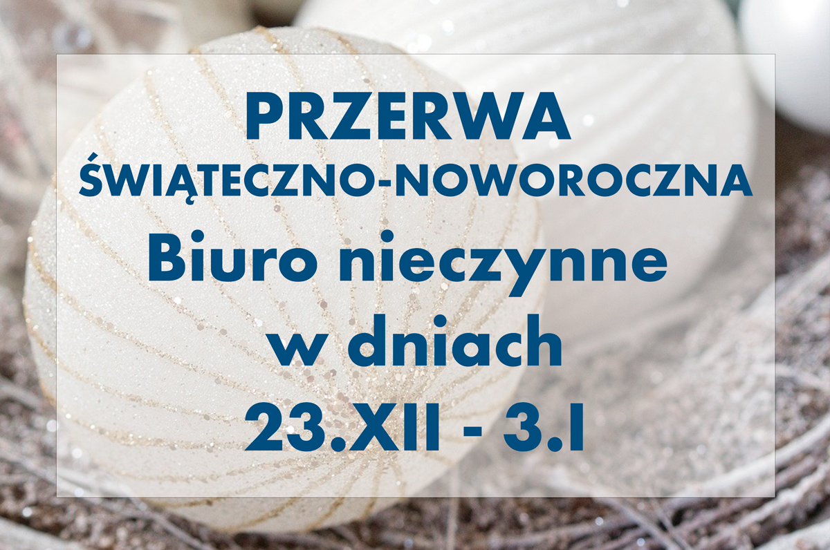 Przerwa świąteczno-noworoczna