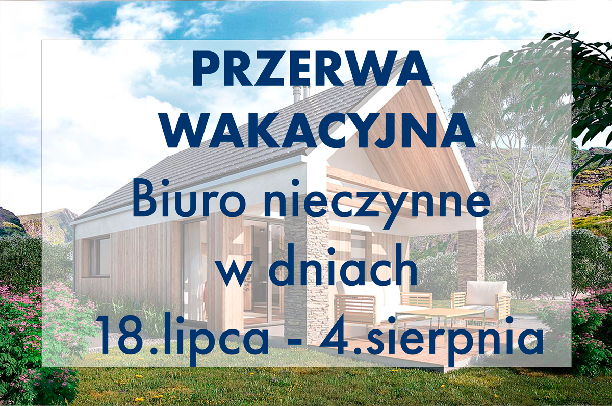 Przerwa wakacyjna 18.07-4.08