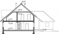 Gotowy projekt domu Dorset przekrój