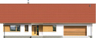 Gotowy projekt domu Aosta II elewacja przód