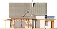 Gotowy projekt domu Tokio III elewacja tył