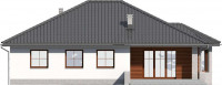 Gotowy projekt domu Merano elewacja tył