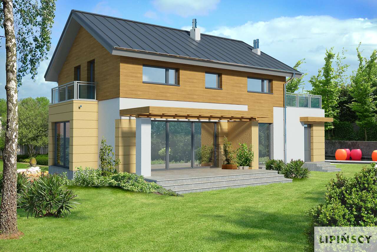 Projekt domu Nikko DCP264 - 138.96m² - Lipińscy Domy