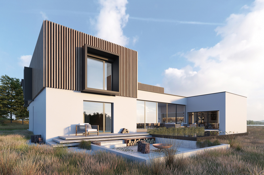 projekt nowoczesnego domu Annecy - Lipińscy Domy
