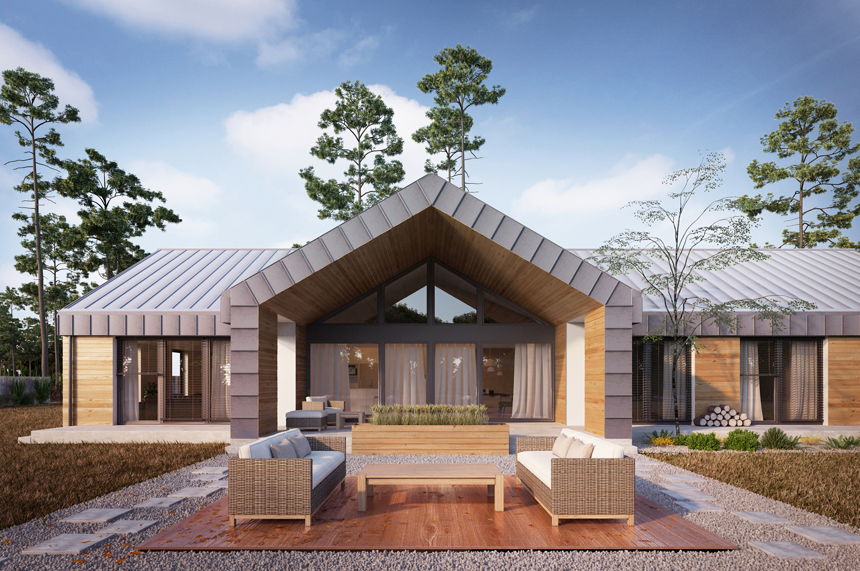 projekt nowoczesnego domu Mindelo - Lipińscy Domy